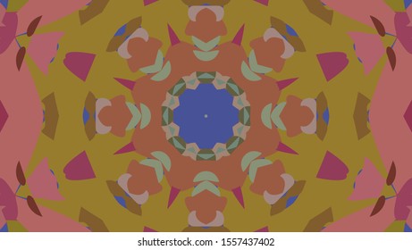 Geometric design, Mosaic of a vector kaleidoscope, abstract Mosaic Background, colorful Futuristic Background, geometric Triangular Pattern. Mosaic texture. Stained glass effect. EPS 10 Vector