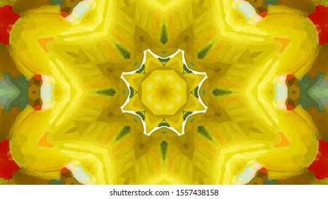 Geometric design, Mosaic of a vector kaleidoscope, abstract Mosaic Background, colorful Futuristic Background, geometric Triangular Pattern. Mosaic texture. Stained glass effect. EPS 10 Vector