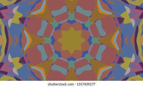 Geometric design, Mosaic of a vector kaleidoscope, abstract Mosaic Background, colorful Futuristic Background, geometric Triangular Pattern. Mosaic texture. Stained glass effect. EPS 10 Vector