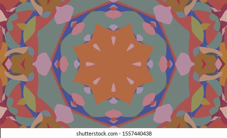 Geometric design, Mosaic of a vector kaleidoscope, abstract Mosaic Background, colorful Futuristic Background, geometric Triangular Pattern. Mosaic texture. Stained glass effect. EPS 10 Vector