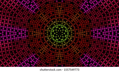 Geometric design, Mosaic of a vector kaleidoscope, abstract Mosaic Background, colorful Futuristic Background, geometric Triangular Pattern. Mosaic texture. Stained glass effect. EPS 10 Vector