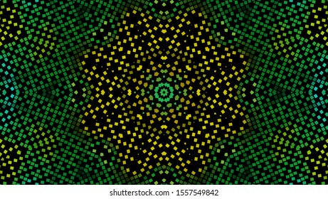 Geometric design, Mosaic of a vector kaleidoscope, abstract Mosaic Background, colorful Futuristic Background, geometric Triangular Pattern. Mosaic texture. Stained glass effect. EPS 10 Vector