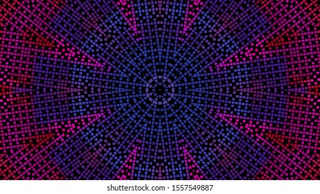 Geometric design, Mosaic of a vector kaleidoscope, abstract Mosaic Background, colorful Futuristic Background, geometric Triangular Pattern. Mosaic texture. Stained glass effect. EPS 10 Vector