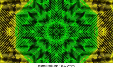 Geometric design, Mosaic of a vector kaleidoscope, abstract Mosaic Background, colorful Futuristic Background, geometric Triangular Pattern. Mosaic texture. Stained glass effect. EPS 10 Vector