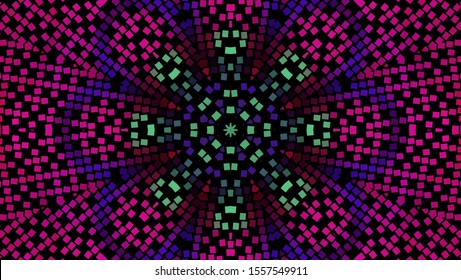 Geometric design, Mosaic of a vector kaleidoscope, abstract Mosaic Background, colorful Futuristic Background, geometric Triangular Pattern. Mosaic texture. Stained glass effect. EPS 10 Vector