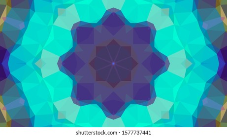 Geometric design, Mosaic of a vector kaleidoscope, abstract Mosaic Background, colorful Futuristic Background, geometric Triangular Pattern. Mosaic texture. Stained glass effect. EPS 10 Vector