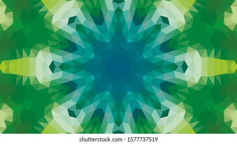 Geometric design, Mosaic of a vector kaleidoscope, abstract Mosaic Background, colorful Futuristic Background, geometric Triangular Pattern. Mosaic texture. Stained glass effect. EPS 10 Vector