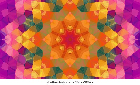 Geometric design, Mosaic of a vector kaleidoscope, abstract Mosaic Background, colorful Futuristic Background, geometric Triangular Pattern. Mosaic texture. Stained glass effect. EPS 10 Vector