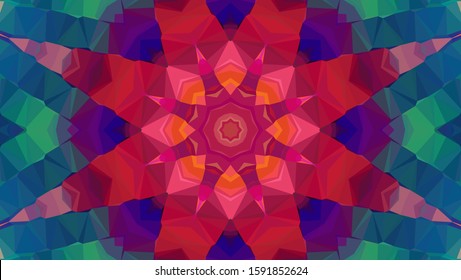Geometric design, Mosaic of a vector kaleidoscope, abstract Mosaic Background, colorful Futuristic Background, geometric Triangular Pattern. Mosaic texture. Stained glass effect. EPS 10 Vector