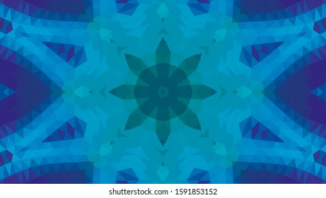 Geometric design, Mosaic of a vector kaleidoscope, abstract Mosaic Background, colorful Futuristic Background, geometric Triangular Pattern. Mosaic texture. Stained glass effect. EPS 10 Vector