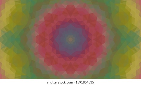 Geometric design, Mosaic of a vector kaleidoscope, abstract Mosaic Background, colorful Futuristic Background, geometric Triangular Pattern. Mosaic texture. Stained glass effect. EPS 10 Vector