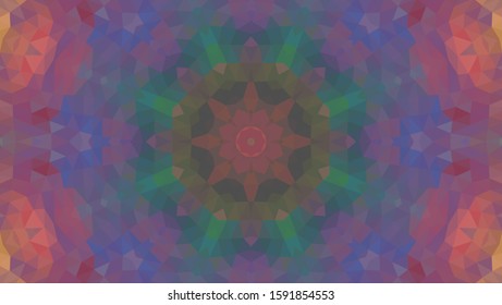 Geometric design, Mosaic of a vector kaleidoscope, abstract Mosaic Background, colorful Futuristic Background, geometric Triangular Pattern. Mosaic texture. Stained glass effect. EPS 10 Vector