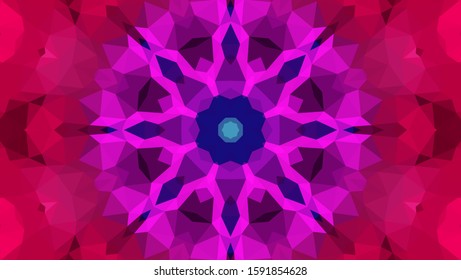 Geometric design, Mosaic of a vector kaleidoscope, abstract Mosaic Background, colorful Futuristic Background, geometric Triangular Pattern. Mosaic texture. Stained glass effect. EPS 10 Vector