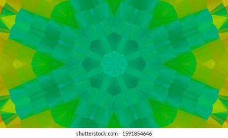 Geometric design, Mosaic of a vector kaleidoscope, abstract Mosaic Background, colorful Futuristic Background, geometric Triangular Pattern. Mosaic texture. Stained glass effect. EPS 10 Vector