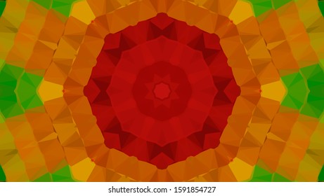 Geometric design, Mosaic of a vector kaleidoscope, abstract Mosaic Background, colorful Futuristic Background, geometric Triangular Pattern. Mosaic texture. Stained glass effect. EPS 10 Vector
