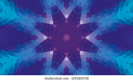 Geometric design, Mosaic of a vector kaleidoscope, abstract Mosaic Background, colorful Futuristic Background, geometric Triangular Pattern. Mosaic texture. Stained glass effect. EPS 10 Vector