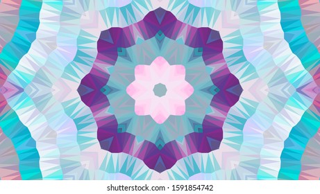 Geometric design, Mosaic of a vector kaleidoscope, abstract Mosaic Background, colorful Futuristic Background, geometric Triangular Pattern. Mosaic texture. Stained glass effect. EPS 10 Vector