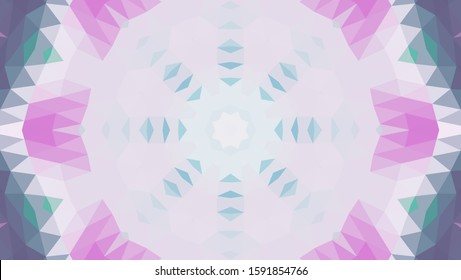 Geometric design, Mosaic of a vector kaleidoscope, abstract Mosaic Background, colorful Futuristic Background, geometric Triangular Pattern. Mosaic texture. Stained glass effect. EPS 10 Vector
