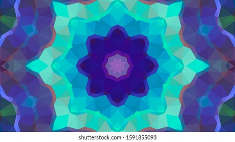 Geometric design, Mosaic of a vector kaleidoscope, abstract Mosaic Background, colorful Futuristic Background, geometric Triangular Pattern. Mosaic texture. Stained glass effect. EPS 10 Vector