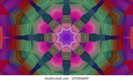 Geometric design, Mosaic of a vector kaleidoscope, abstract Mosaic Background, colorful Futuristic Background, geometric Triangular Pattern. Mosaic texture. Stained glass effect. EPS 10 Vector
