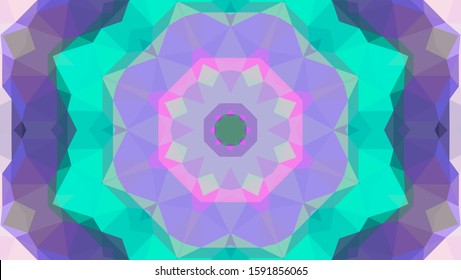 Geometric design, Mosaic of a vector kaleidoscope, abstract Mosaic Background, colorful Futuristic Background, geometric Triangular Pattern. Mosaic texture. Stained glass effect. EPS 10 Vector