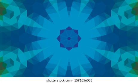 Geometric design, Mosaic of a vector kaleidoscope, abstract Mosaic Background, colorful Futuristic Background, geometric Triangular Pattern. Mosaic texture. Stained glass effect. EPS 10 Vector