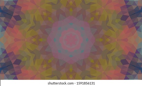 Geometric design, Mosaic of a vector kaleidoscope, abstract Mosaic Background, colorful Futuristic Background, geometric Triangular Pattern. Mosaic texture. Stained glass effect. EPS 10 Vector