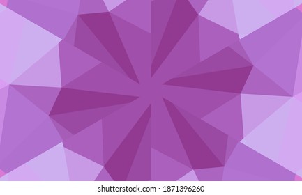 Geometric design, Mosaic of a vector kaleidoscope, abstract Mosaic Background, colorful Futuristic Background, geometric Triangular Pattern. Mosaic texture. Stained glass effect. EPS 10 Vector