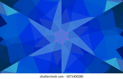 Geometric design, Mosaic of a vector kaleidoscope, abstract Mosaic Background, colorful Futuristic Background, geometric Triangular Pattern. Mosaic texture. Stained glass effect. EPS 10 Vector