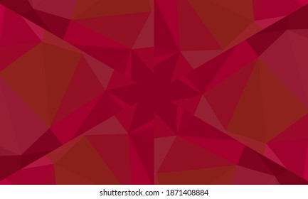 Geometric design, Mosaic of a vector kaleidoscope, abstract Mosaic Background, colorful Futuristic Background, geometric Triangular Pattern. Mosaic texture. Stained glass effect. EPS 10 Vector