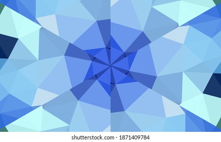 Geometric design, Mosaic of a vector kaleidoscope, abstract Mosaic Background, colorful Futuristic Background, geometric Triangular Pattern. Mosaic texture. Stained glass effect. EPS 10 Vector