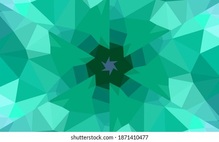 Geometric design, Mosaic of a vector kaleidoscope, abstract Mosaic Background, colorful Futuristic Background, geometric Triangular Pattern. Mosaic texture. Stained glass effect. EPS 10 Vector