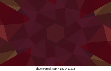 Geometric design, Mosaic of a vector kaleidoscope, abstract Mosaic Background, colorful Futuristic Background, geometric Triangular Pattern. Mosaic texture. Stained glass effect. EPS 10 Vector