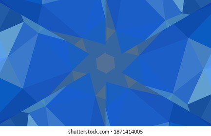 Diseño geométrico, mosaico de un kaleidoscopio vector, fondo mosaico abstracto, fondo futurista colorido, patrón triangular geométrico. Textura mosaica. Efecto de vidrio manchado. Vector EPS 10
