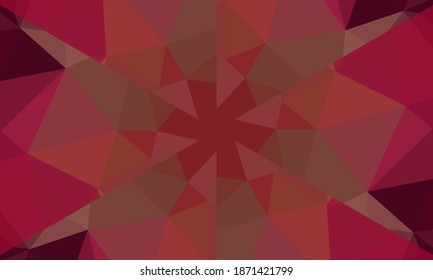Geometric design, Mosaic of a vector kaleidoscope, abstract Mosaic Background, colorful Futuristic Background, geometric Triangular Pattern. Mosaic texture. Stained glass effect. EPS 10 Vector