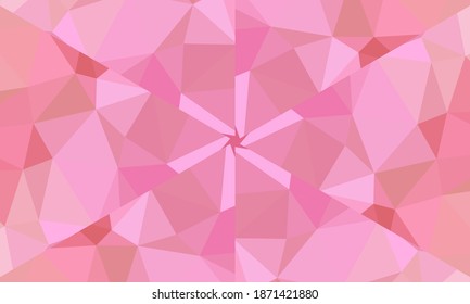 Diseño geométrico, mosaico de un kaleidoscopio vector, fondo mosaico abstracto, fondo futurista colorido, patrón triangular geométrico. Textura mosaica. Efecto de vidrio manchado. Vector EPS 10