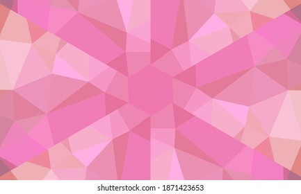 Geometric design, Mosaic of a vector kaleidoscope, abstract Mosaic Background, colorful Futuristic Background, geometric Triangular Pattern. Mosaic texture. Stained glass effect. EPS 10 Vector