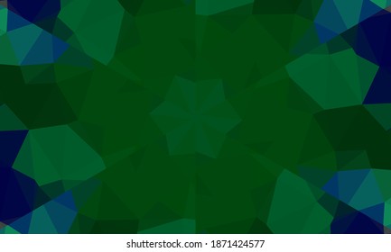 Geometric design, Mosaic of a vector kaleidoscope, abstract Mosaic Background, colorful Futuristic Background, geometric Triangular Pattern. Mosaic texture. Stained glass effect. EPS 10 Vector
