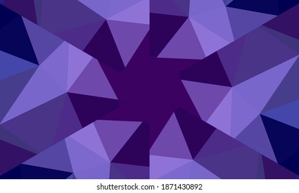 Geometric design, Mosaic of a vector kaleidoscope, abstract Mosaic Background, colorful Futuristic Background, geometric Triangular Pattern. Mosaic texture. Stained glass effect. EPS 10 Vector