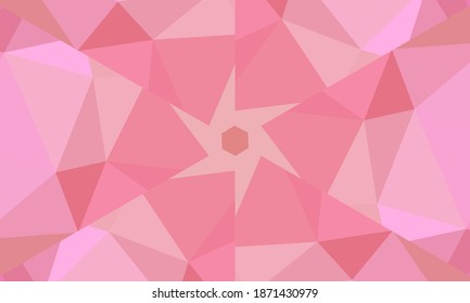 Geometric design, Mosaic of a vector kaleidoscope, abstract Mosaic Background, colorful Futuristic Background, geometric Triangular Pattern. Mosaic texture. Stained glass effect. EPS 10 Vector