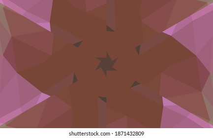 Geometric design, Mosaic of a vector kaleidoscope, abstract Mosaic Background, colorful Futuristic Background, geometric Triangular Pattern. Mosaic texture. Stained glass effect. EPS 10 Vector