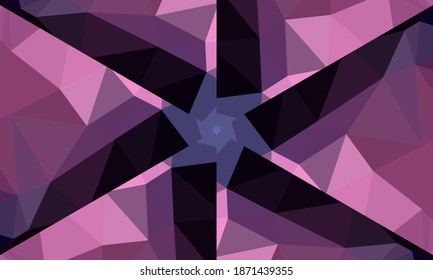 Geometric design, Mosaic of a vector kaleidoscope, abstract Mosaic Background, colorful Futuristic Background, geometric Triangular Pattern. Mosaic texture. Stained glass effect. EPS 10 Vector