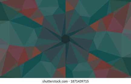 Geometric design, Mosaic of a vector kaleidoscope, abstract Mosaic Background, colorful Futuristic Background, geometric Triangular Pattern. Mosaic texture. Stained glass effect. EPS 10 Vector