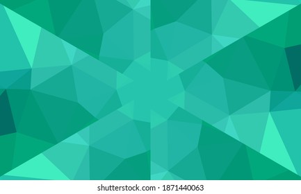 Geometric design, Mosaic of a vector kaleidoscope, abstract Mosaic Background, colorful Futuristic Background, geometric Triangular Pattern. Mosaic texture. Stained glass effect. EPS 10 Vector