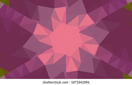 Geometric design, Mosaic of a vector kaleidoscope, abstract Mosaic Background, colorful Futuristic Background, geometric Triangular Pattern. Mosaic texture. Stained glass effect. EPS 10 Vector