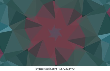 Geometric design, Mosaic of a vector kaleidoscope, abstract Mosaic Background, colorful Futuristic Background, geometric Triangular Pattern. Mosaic pattern. Stained glass effect. EPS 10 Vector