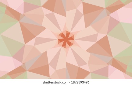 Geometric design, Mosaic of a vector kaleidoscope, abstract Mosaic Background, colorful Futuristic Background, geometric Triangular Pattern. Mosaic pattern. Stained glass effect. EPS 10 Vector