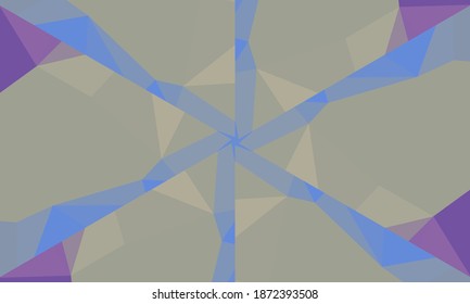 Geometric design, Mosaic of a vector kaleidoscope, abstract Mosaic Background, colorful Futuristic Background, geometric Triangular Pattern. Mosaic pattern. Stained glass effect. EPS 10 Vector