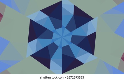 Geometric design, Mosaic of a vector kaleidoscope, abstract Mosaic Background, colorful Futuristic Background, geometric Triangular Pattern. Mosaic pattern. Stained glass effect. EPS 10 Vector