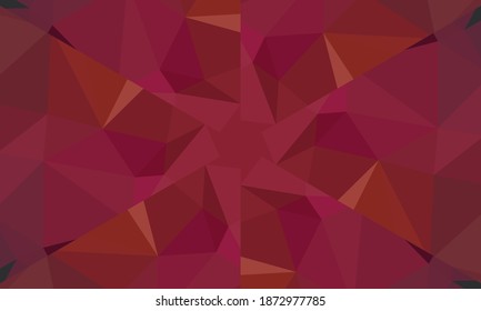 Geometric design, Mosaic of a vector kaleidoscope, abstract Mosaic Background, colorful Futuristic Background, geometric Triangular Pattern. Mosaic texture. Stained glass effect. EPS 10 Vector